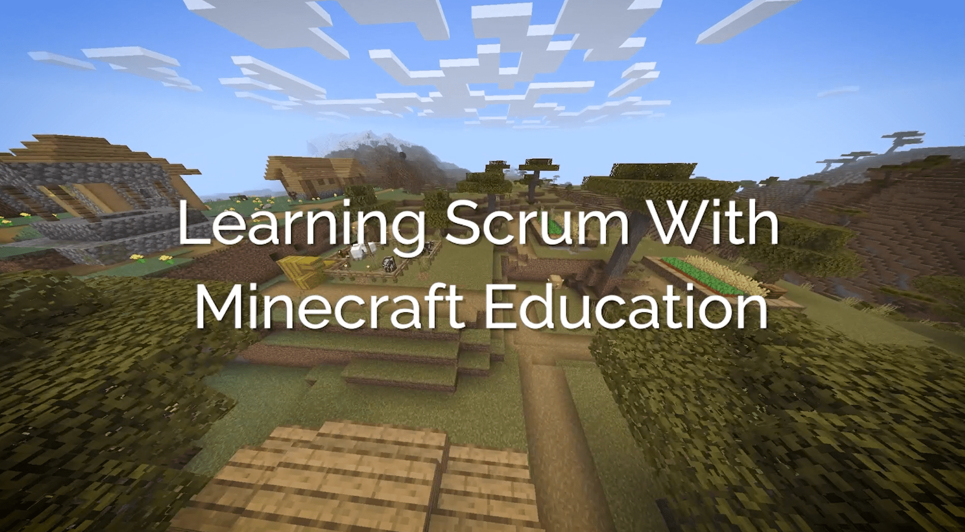 Learn Scrum with Minecraft Education